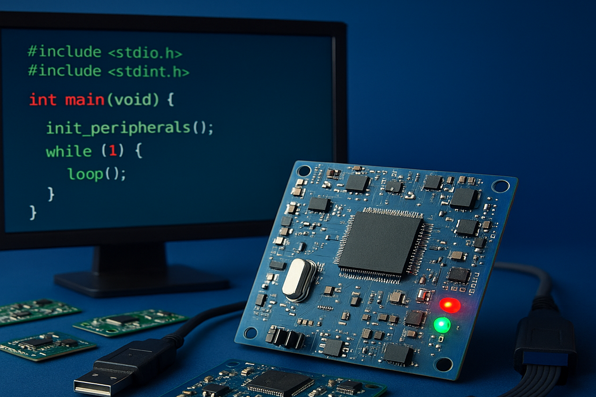 Microcontroller firmware development